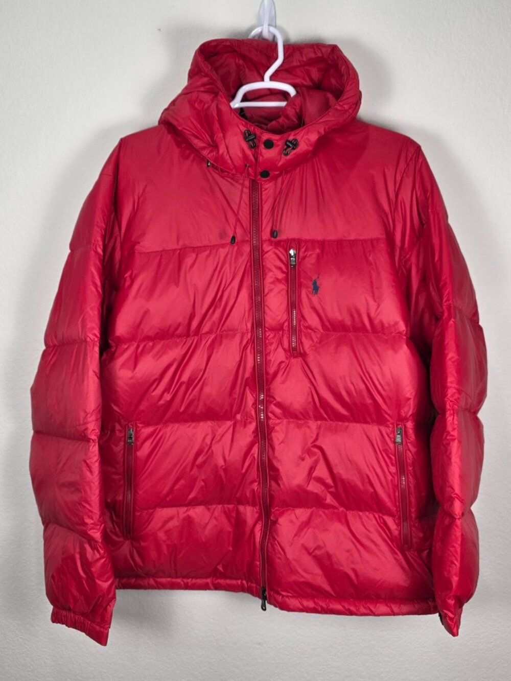 NWOT Polo Ralph Lauren El Cap Down Puffer Jacket Mens 2XLT Red Hooded Coat